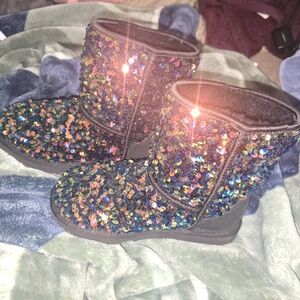 Sequin Sparkle Boots